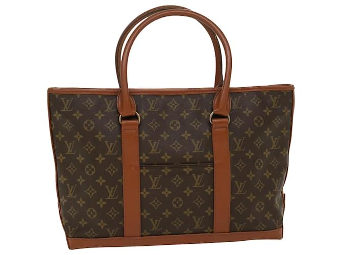 LOUIS VUITTON Monogram Sac Weekend PM Vintage Tote Hand Bag