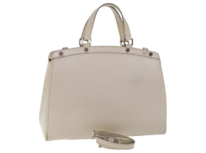 LOUIS VUITTON Brea MM Epi Leather Satchel Shoulder Bag Ivory-US