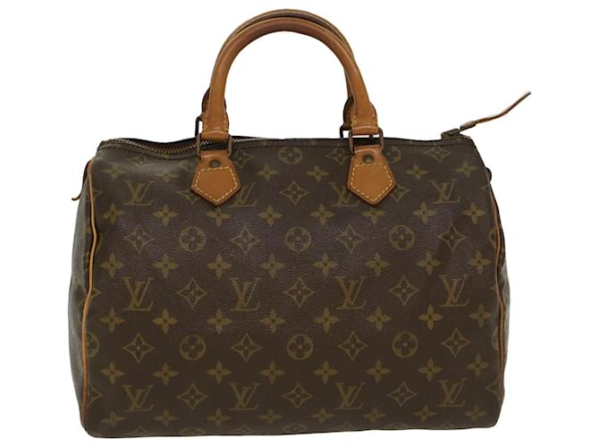 Louis Vuitton Monogram Speedy 30 Hand Bag M41526 LV Auth rd5416 Cloth  ref.1040288