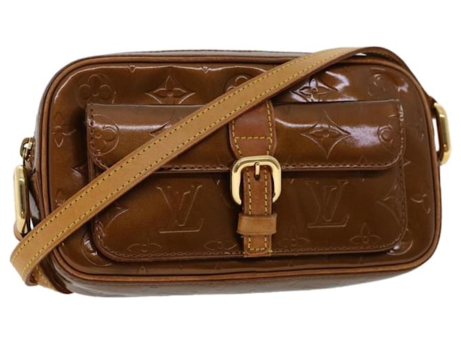 Louis Vuitton Monogram Vernis Christie MM Brown Patent leather ref