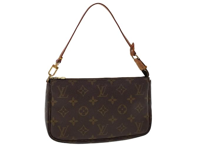 LOUIS VUITTON Pochette con monogramma Accessoires Pouch M51980 LV Aut 47204 Tela  ref.987370