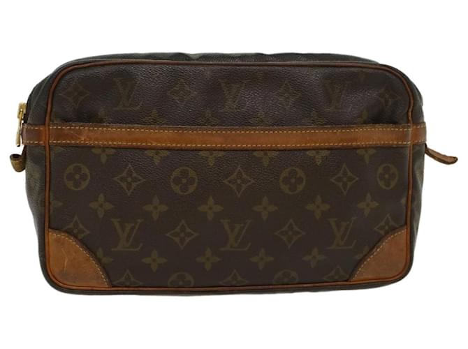 Louis Vuitton Monogram Compiegne 28 Clutch Bag M51845 LV Auth 46853 Cloth  ref.987385