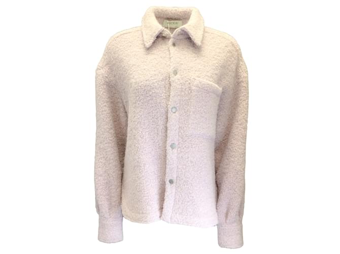 Autre Marque Gauchere Purple Alpaca and Wool Jacket  ref.987472