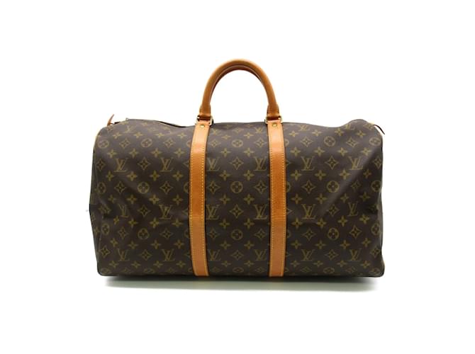 Louis Vuitton Monogram Keepall 50 M41426 Brown Cloth ref.987511 - Joli  Closet
