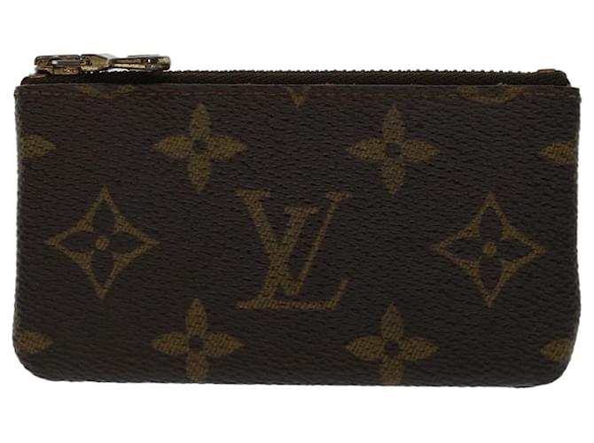 Louis Vuitton Pochette Clés Brown Cloth  ref.987586