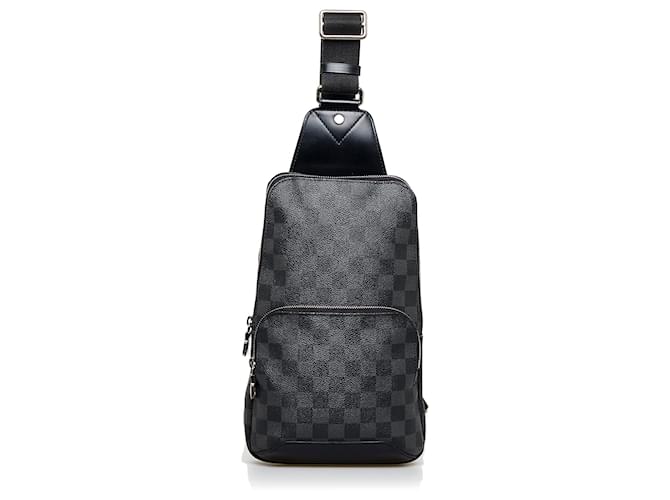 Louis Vuitton Brown Damier Graphite Avenue Sling Black Cloth ref.987664 -  Joli Closet