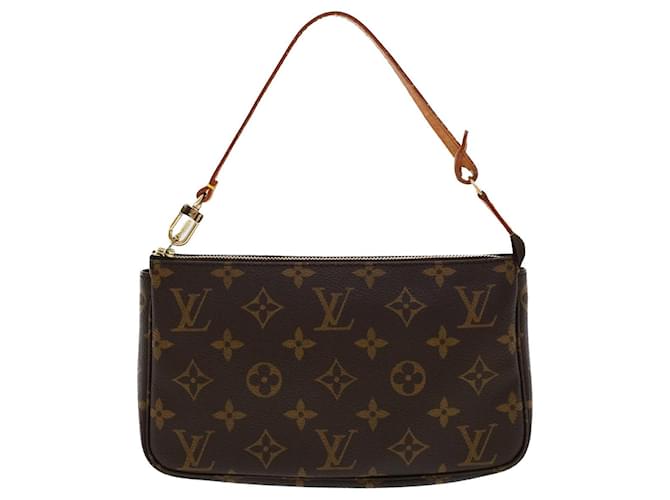 Louis Vuitton Pochette Accessoires Brown Cloth  ref.987722