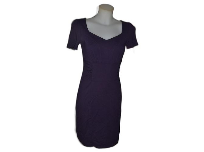 Vestido mini Max & Co roxo escuro viscose