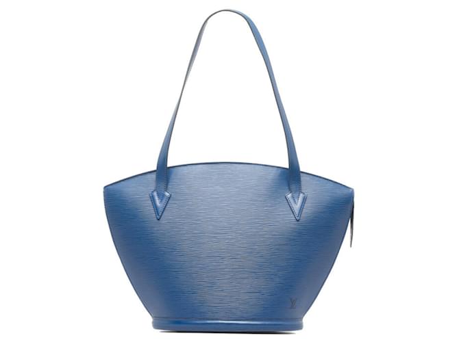 Blue Louis Vuitton Epi Saint Jacques Short Strap GM Shoulder Bag