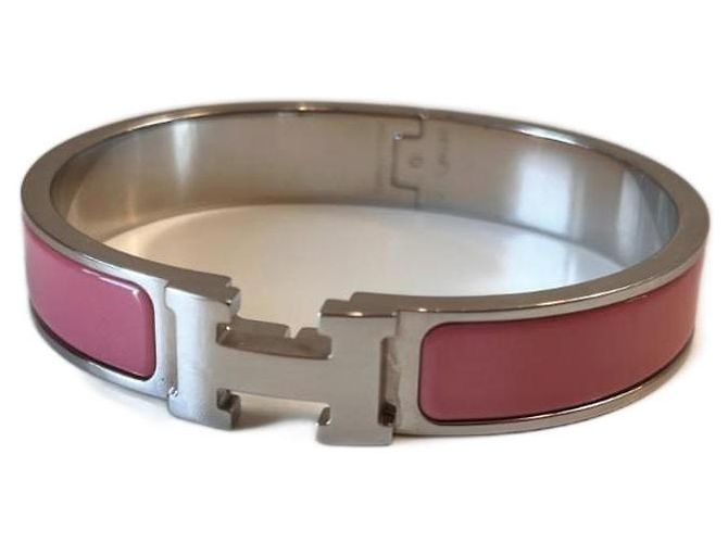 Constance Hermès Pulsera Hermes Clic H Rosa Metal