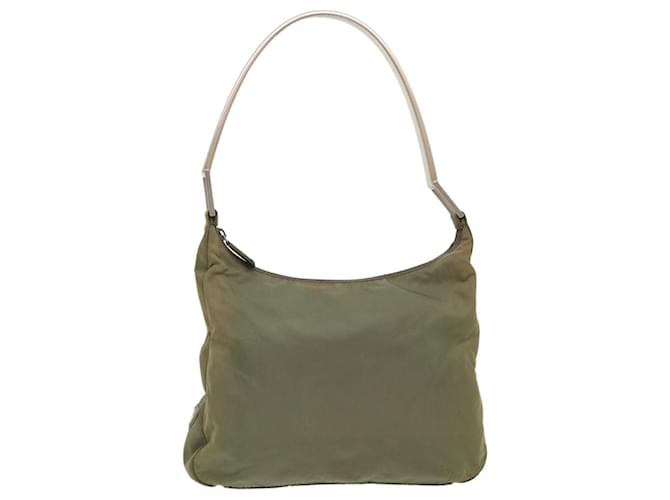 PRADA Shoulder Bag Nylon Khaki Auth cl628  ref.988185