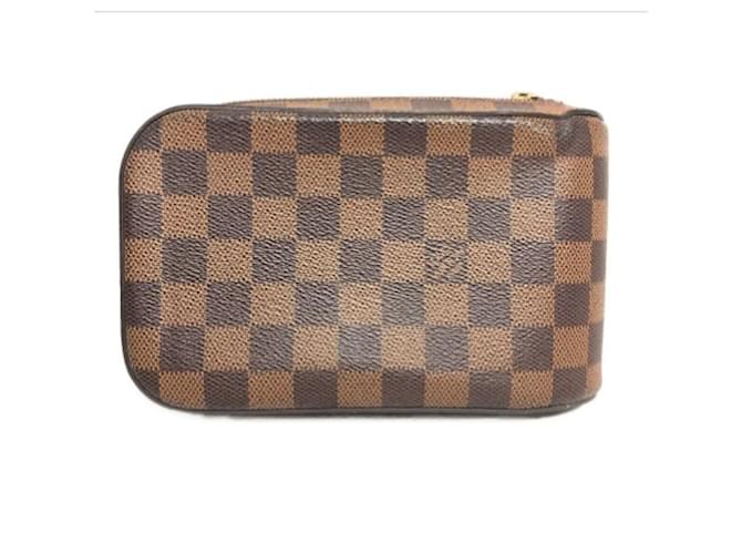 Pre-Owned Louis Vuitton Geronimos Damier EbeneBrown 