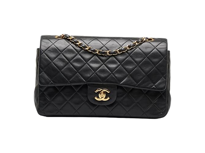 Chanel 21 K My Perfect Camera Bag Iridescent Caviar Quilted Leather Black
