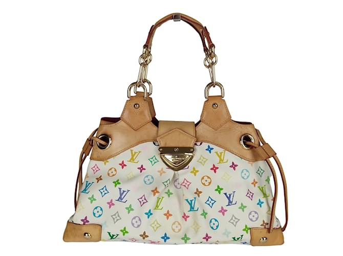 Louis Vuitton - Authenticated Alma Handbag - Cloth Multicolour For Woman, Very Good Condition