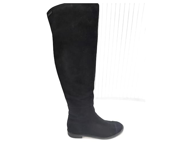Autre Marque LORETTI Low Heel Boots, Art.6718 Black Suede  ref.988598