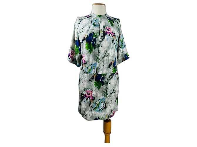 Vestido Msgm Multicor de Viscose