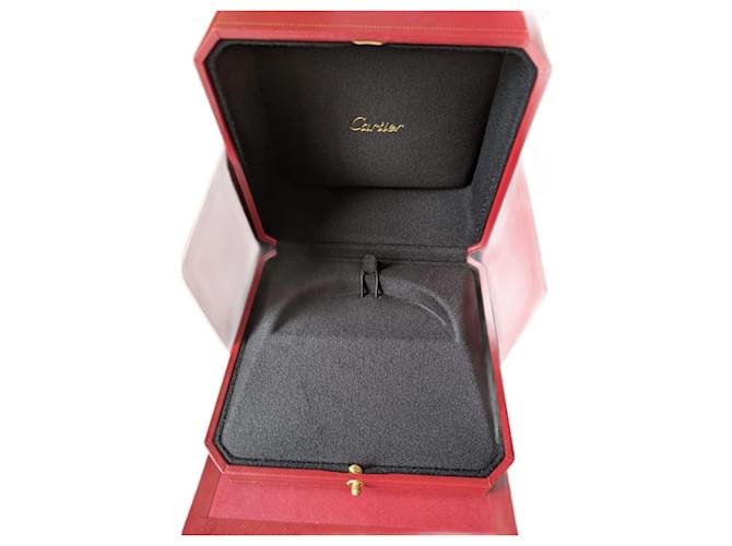 Bracelet jonc Cartier Love Juc boîte doublée et sac en papier Rouge  ref.989213