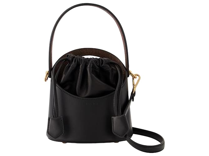 Secchiello Crossbody Bag - Etro - Leather - Black Pony-style calfskin  ref.989393