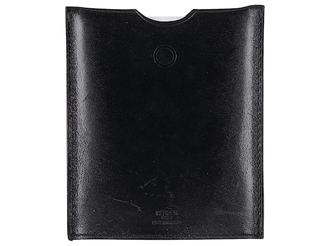 Hermès Hermes Lampe de Poche en el bolsillo en cuero negro  ref.989547