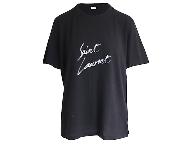 saint laurent signature tee