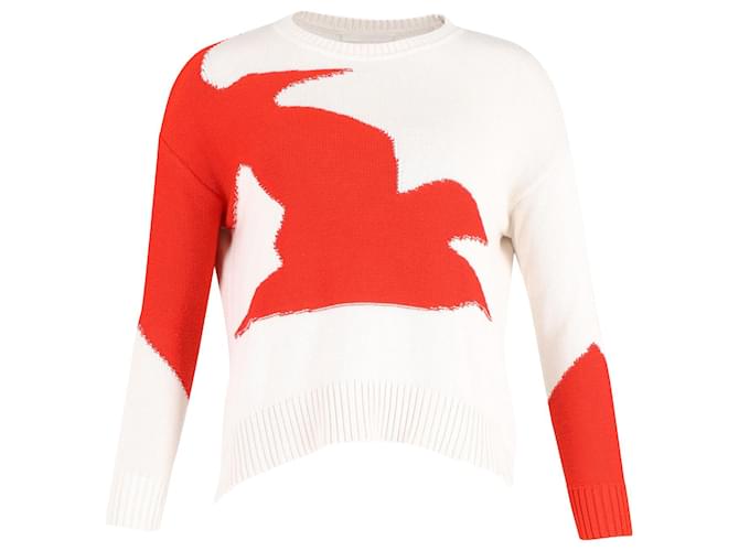 Hugo Boss Boss Bird Print Sweater in Multicolor Cotton  ref.989569