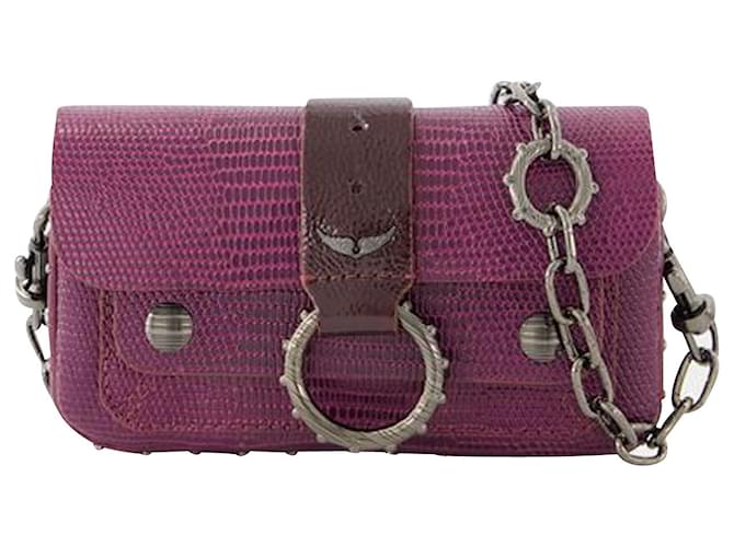 Zadig & Voltaire Kate Wallet - Zadig&Voltaire - Leather - Purple Pony-style calfskin  ref.989605