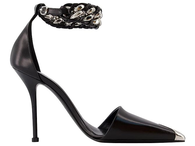 Punk Pumps - Alexander Mcqueen - Leather - Black/silver