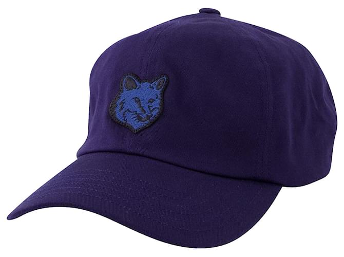 Autre Marque Fox Head Cap - Maison Kitsune - Cotton - Blue  ref.989798