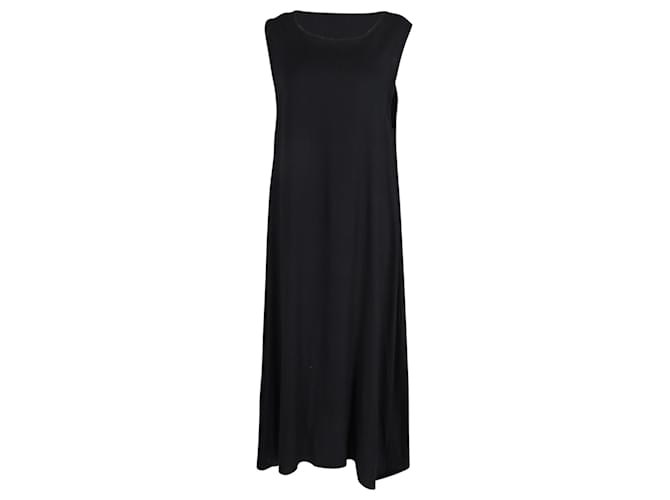 Dolce & Gabbana Sleeveless Midi Dress in Black Viscose Cellulose fibre  ref.989866