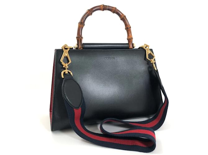 Gucci Web Medium Leather Bag