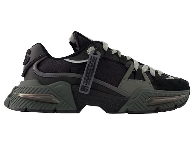 Dolce & Gabbana Airmaster Sneakers - Dolce&Gabbana - Leather - Black