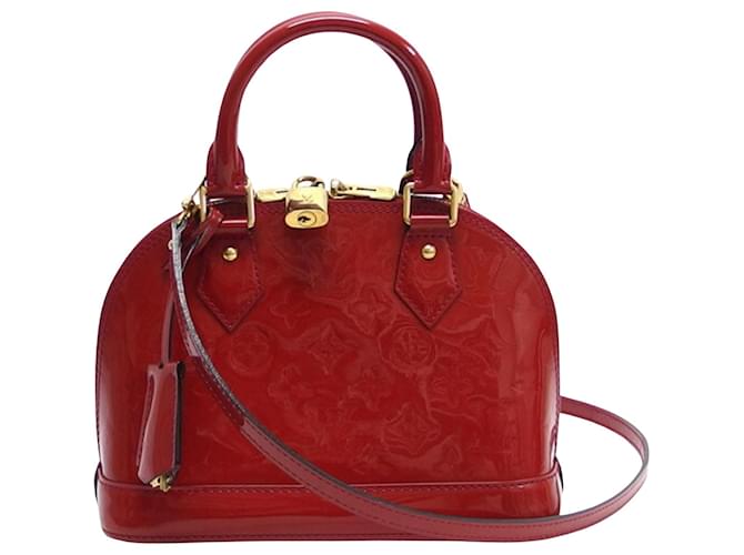 Louis Vuitton Alma Red Patent leather  ref.990339