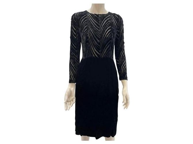 Cambon Vintage Chanel Samtkleid Schwarz