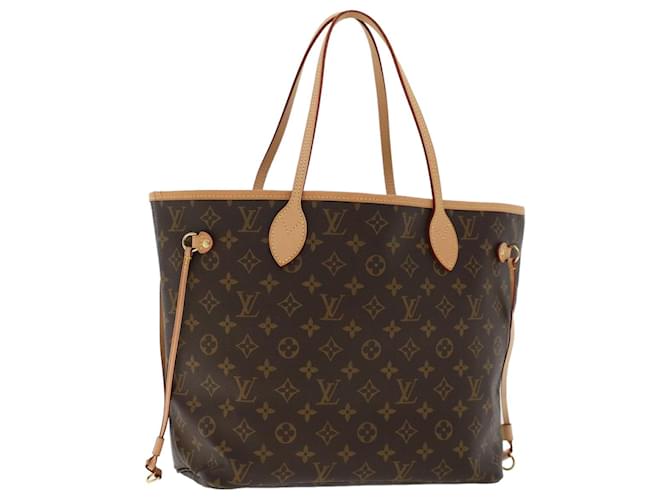 LOUIS VUITTON Monogramme Neverfull MM Tote Bag M40156 Auth LV 47278A Toile  ref.990401