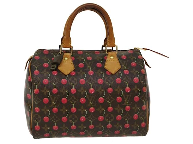 Louis Vuitton Monogram Cherry Speedy 25 Hand Bag M95009 LV Auth 47213  ref.990403