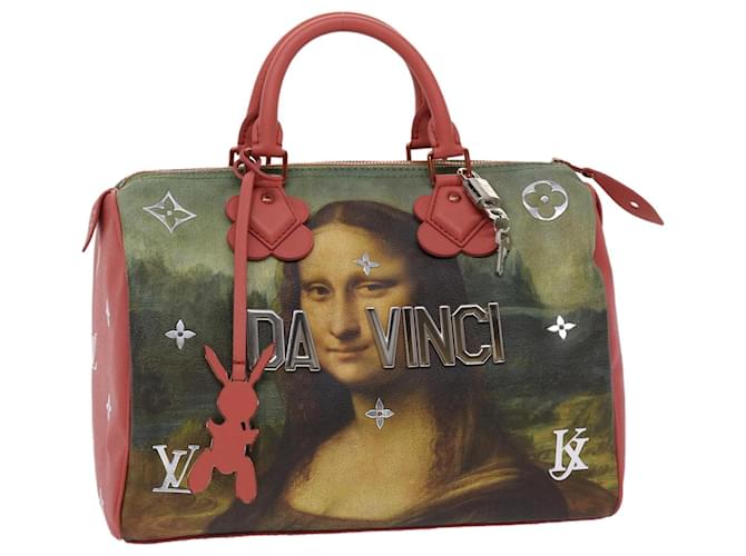 LOUIS VUITTON Masters Collection DA VINCI Speedy 30 Hand Bag