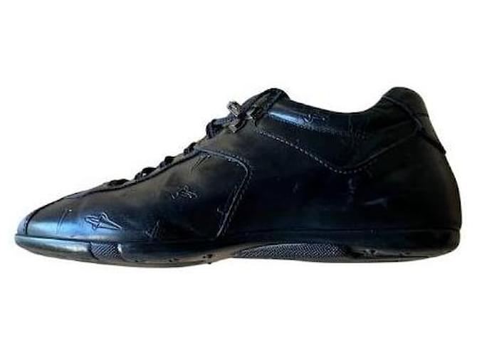 Cesare Paciotti Sneakers Black Leather  ref.990736