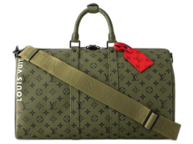 Abbesses Louis Vuitton LV Keepall 45 green