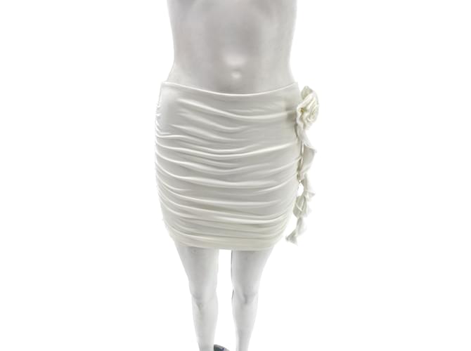 Autre Marque MESHKI  Skirts T.International S Polyester White  ref.990885