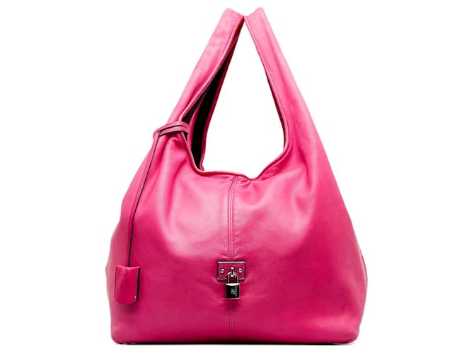 Loewe Pink Calle Leather Pony-style calfskin  ref.991012