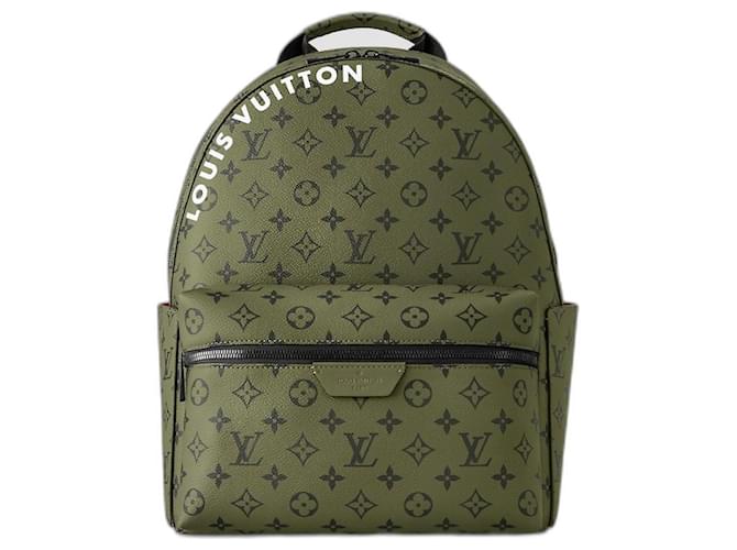 Louis Vuitton PM zur Entdeckung des LV-Rucksacks Grün Leinwand  ref.991104