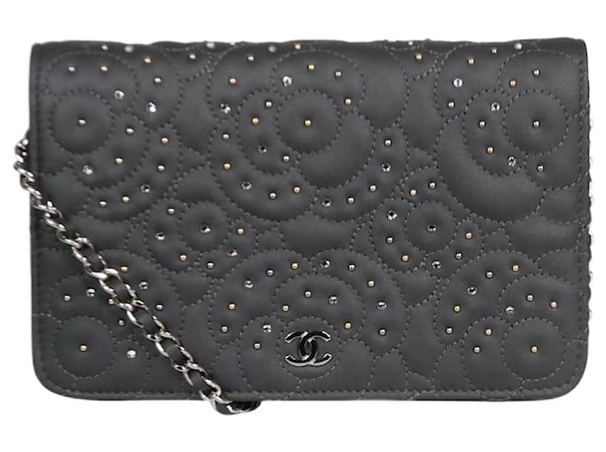 Chanel Diamond CC Wallet On Chain WOC Crossbody Bag