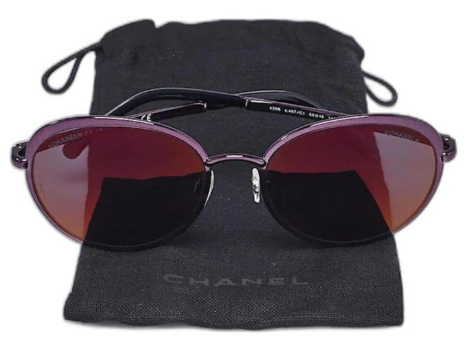 Chanel Sunglasses Purple Metal ref.991363 - Joli Closet