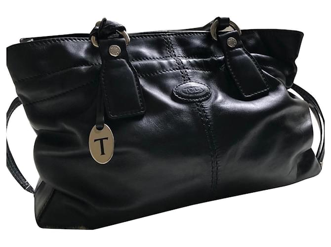 Tod's Handbags Black Leather  ref.991542