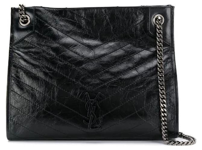 Yves Saint Laurent Handbags Black Leather  ref.991553