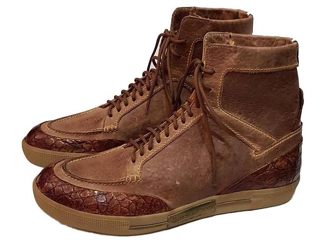 Silvano Lattanzi High sneakers Light brown