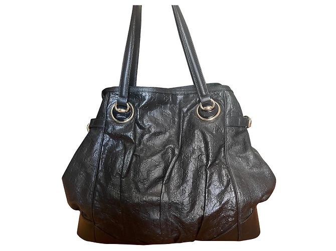 Borsa Gucci in pelle nera Nero