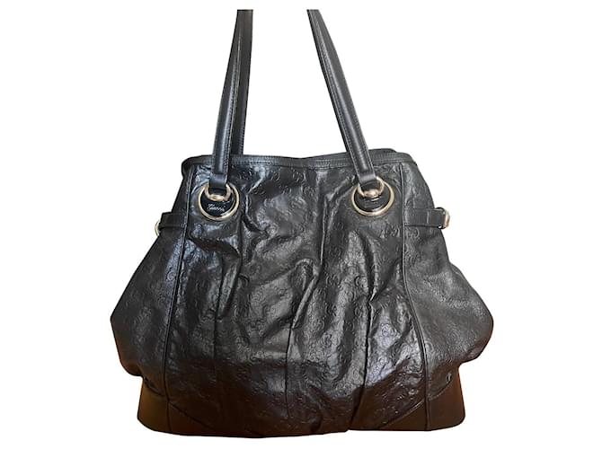 Gucci Handbags Black Leather  ref.991581