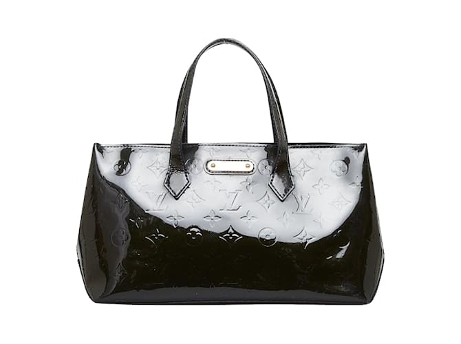 Louis Vuitton Monogram Vernis Wilshire PM M91451 Black Leather Patent leather  ref.991900