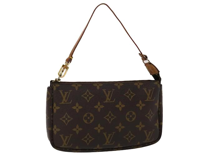 Louis Vuitton Pochette Accessoire Brown Cloth  ref.991979